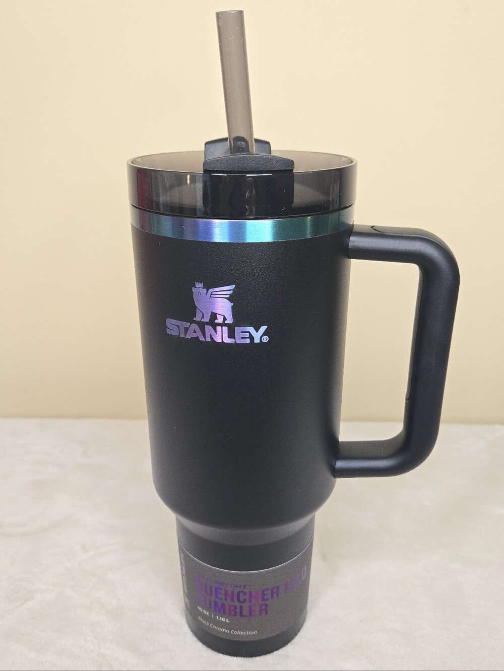 Stanley 40 Oz Black Chroma Tumbler